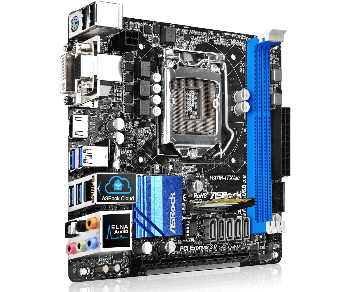 Asrock H97M-ITX/ac - Motherboard Specifications On MotherboardDB