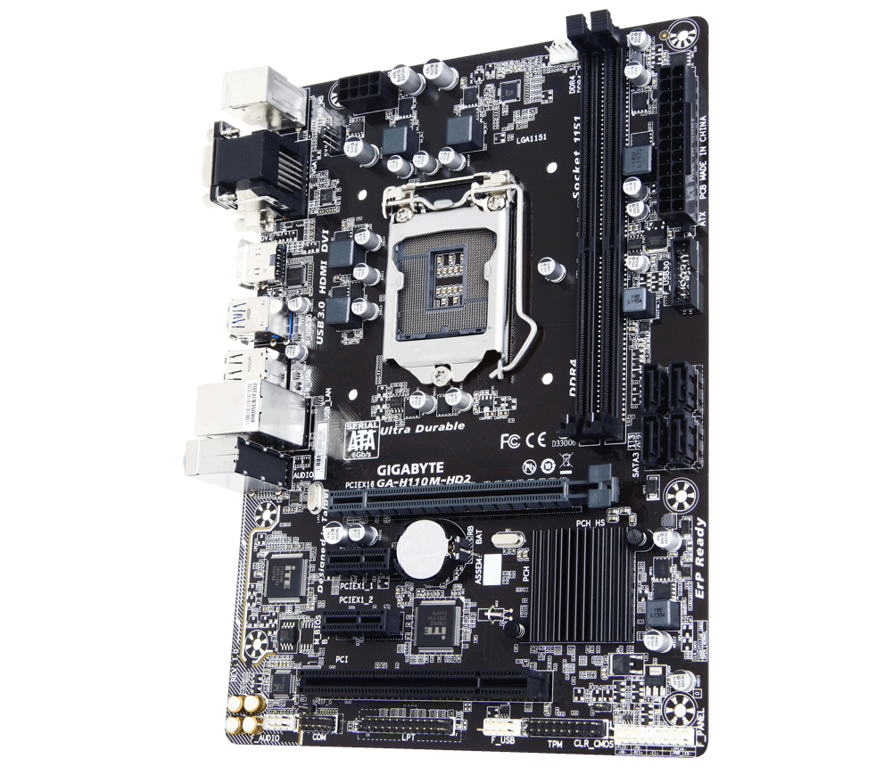 Gigabyte GAH110MHD2 Motherboard Specifications On MotherboardDB