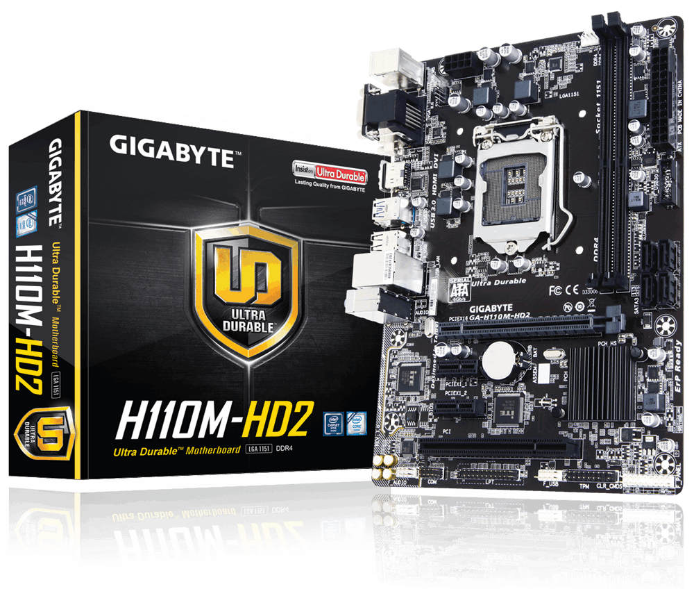 Gigabyte GAH110MHD2 Motherboard Specifications On MotherboardDB