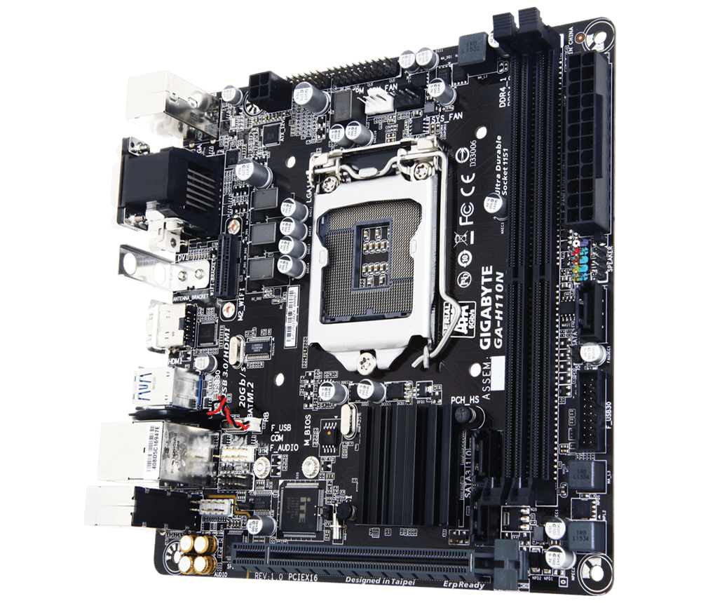 Gigabyte GAH110N Motherboard Specifications On MotherboardDB