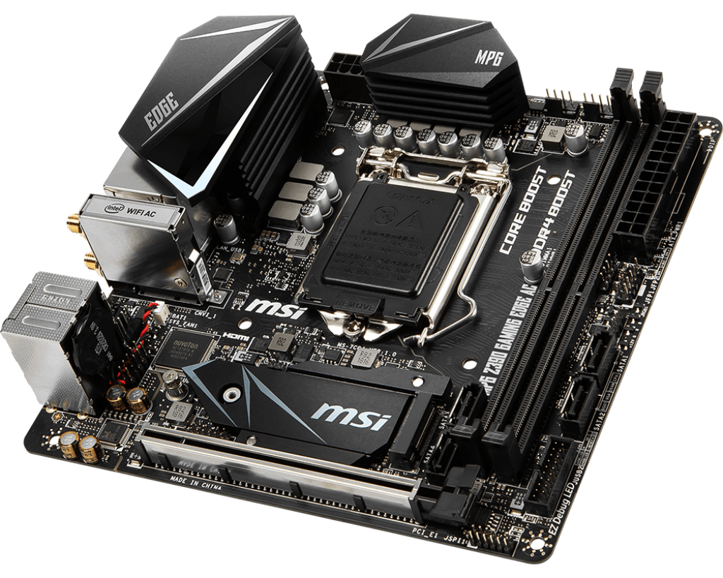 Msi Mpg Z390i Gaming Edge Ac Motherboard Specifications On Motherboarddb